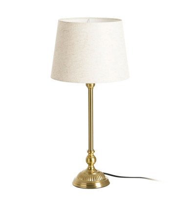 Lampe à poser métal doré 25x25x53.5cm
