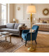 Floor Lamp black metal 45.5x25x156cm