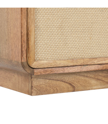 Bedside Table 2 Drawers 55x45x56cm
