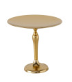 Présentoir de table en métal doré 31x31x29cm