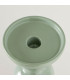 Candle Holder green ceramic 10x10x20cm