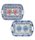 Set of 2 Serving Trays 40.5x29x2.5cm