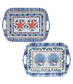 Set of 2 Serving Trays 40.5x29x2.5cm