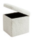 Beige Tissue Bench 38x38x38cm