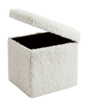 Beige Tissue Bench 38x38x38cm