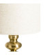 Lampe à poser métal doré et verre 30x30x53.5cm