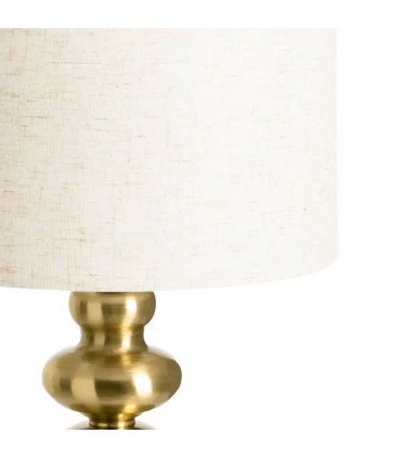 Lampe à poser métal doré et verre 30x30x53.5cm