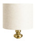 Lampe à poser métal doré et verre 30x30x53.5cm