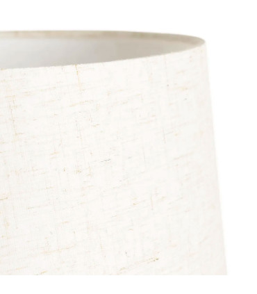 Lampe à poser métal doré abat-jour beige 25x25x49cm
