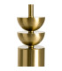 Lampe à poser métal doré abat-jour beige 25x25x49cm