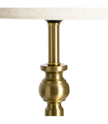Table Lamp gold metal and glass 20x20x38.5cm