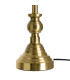 Table Lamp gold metal and glass 20x20x38.5cm