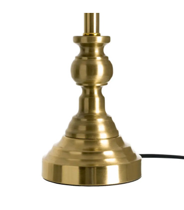 Table Lamp gold metal and glass 20x20x38.5cm