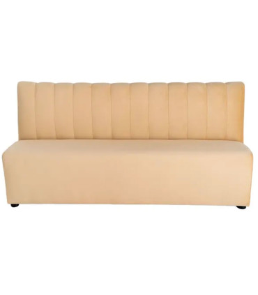 Banc d'hôtellerie tissu beige 180x60x90cm