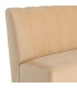 Banc d'hôtellerie tissu beige 180x60x90cm