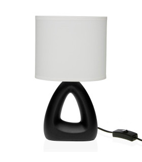 Lampe à poser en céramique noire 17x10x30cm