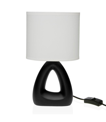 Lampe à poser en céramique noire 17x10x30cm