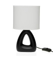 Table Lamp black ceramic 17x10x30cm