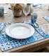 Table Set blue and white 43.5x28cm