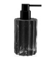 Soap dispenser black marble effect 7x7x16.5cm