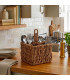 Cutlery holder 4 Compartments 15x15x11cm