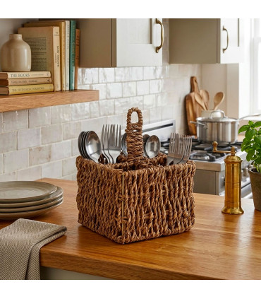 Cutlery holder 4 Compartments 15x15x11cm