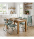 Folding chair grey 43x44x78cm