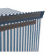 Laundry Basket green stripes 40x30x50cm