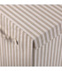 Laundry Basket grey stripes 40x30x50cm