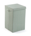 Laundry Basket green stripes 35x35x55cm