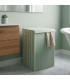 Laundry Basket green stripes 35x35x55cm