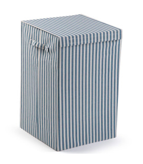 Laundry Basket green stripes 40x30x50cm