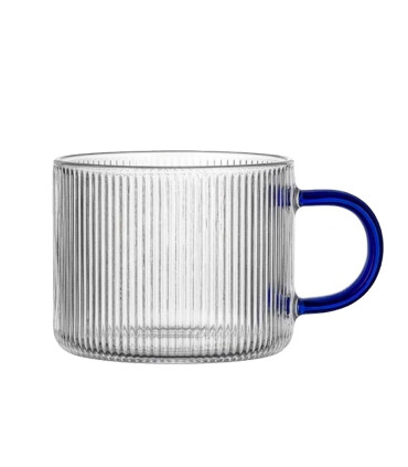 Set of 4 Coffee Cups transparent glass 70ml