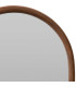 Miroir polystyrène couleur noyer haut arrondi 50x70cm