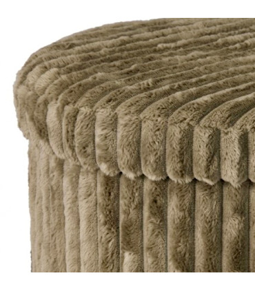Green Tissue pouff 43x43x32,5cm