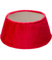 Christmas Tree foot cover velvet red 55x55x23cm