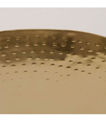 Présentoir de table en métal doré 25.5x25.5x23.5cm