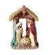 Crèche de Noël en résine 18x8x25cm