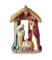 Christmas crib resine 18x8x25cm