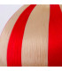 Set of 2 Christmas Balls green, red, gold 12cm