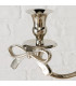Grand chandelier argenté 57x57x105cm