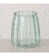 Classical vase glass 15x15x16cm