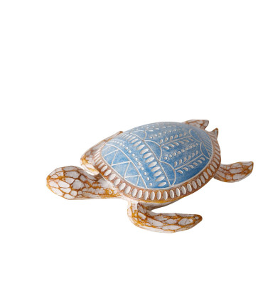 Set de 2 tortues décoratives à poser 10x13x4cm