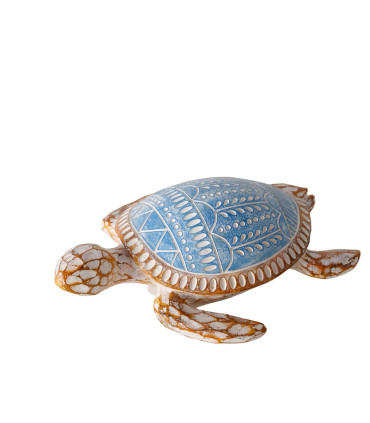Set de 2 tortues décoratives à poser 10x13x4cm