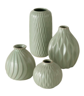 Set of 3 Small Design porcelain 10.5x10.5x11cm