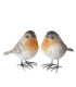 Decorative statue birds 9x6x9cm