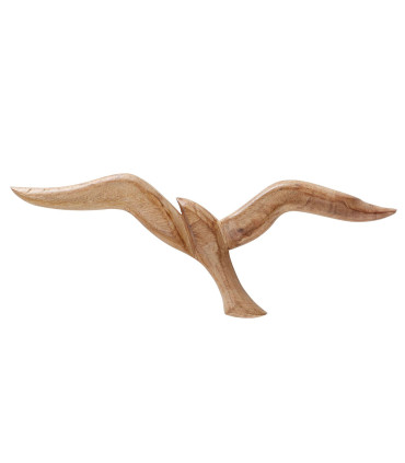 Wall Decoration Birds 2 seagulls mangowood 16x2.5x46cm