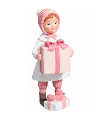 Set de 4 figurines de Noël enfants 5x5.5x12cm