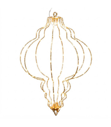 Décoration de Noël extérieure lumineuse LED 30x30x44cm