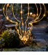 Décoration de Noël extérieure lumineuse LED 30x30x44cm